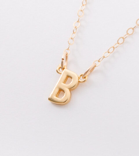 Connected Letter Necklace (One Letter)