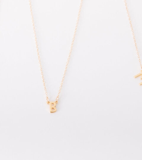 Connected Letter Necklace (Five Letters)